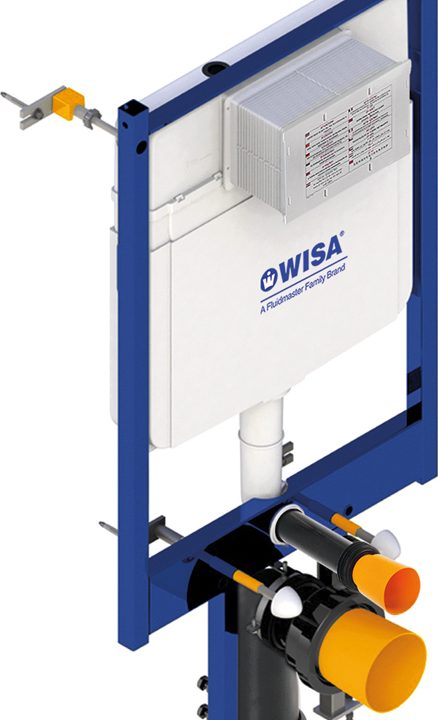 Wisa Slim 90 Καζανάκι Εντοιχισμού Μονότουβλο Για Κρεμαστή Λεκάνη / Έξοδος Κάτω 2851-0