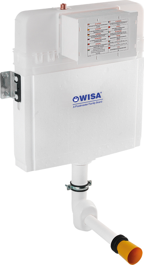 Wisa Slim Basic Καζανάκι Εντοιχισμού Μονότουβλο Για Λεκάνη Υψηλής Πίεσης Δαπέδου 2955-0