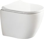 BIANCO Vito Κρεμαστή Λεκάνη 48cm Με Κάλυμμα Βακελίτη Απλό VT01000-300-0