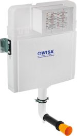 Wisa Slim Basic Καζανάκι Εντοιχισμού Μονότουβλο Για Λεκάνη Υψηλής Πίεσης Back To Wall Δαπέδου 2960-0