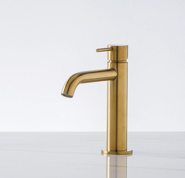 LA TORRE Elle Μπαταρία Νιπτήρος ΙΝΟΧ 316 Gold Brushed PVD 35004-211-0