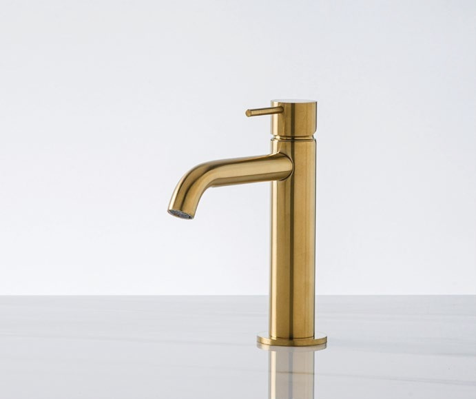 LA TORRE Elle Μπαταρία Νιπτήρος ΙΝΟΧ 316 Gold Brushed PVD 35004-211-0