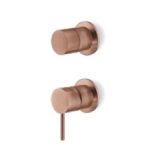 LA TORRE Elle Μίκτης Εντοιχισμού 2 Εξόδων ΙΝΟΧ 316 Rose Gold Brushed PVD 35314-811-0