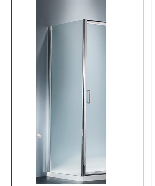 Starlet Side Panel Σταθερό Πλαϊνό Fabric Chrome (87-89)cm x h180cm-0