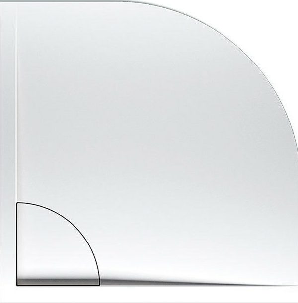 SIRENE Flow Ακρυλική Ντουζιέρα 80x80xh5cm FQ8080-300-0