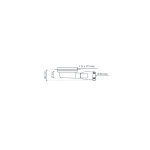 WIRQUIN Slim Σιφών Δαπέδου / Χτιστής Ντουζιέρας 11,5x11,5cm 50165-30248