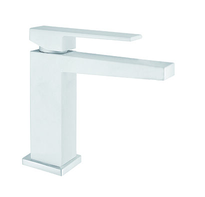 Fiore Kube Μπαταρία Νιπτήρος Ματ Λευκό 100BB8515 -0