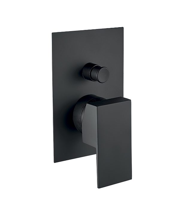 Fiore Kube Εντοιχισμένος Αναμείκτης Δύο Εξόδων Μαύρος 100NN7517-0