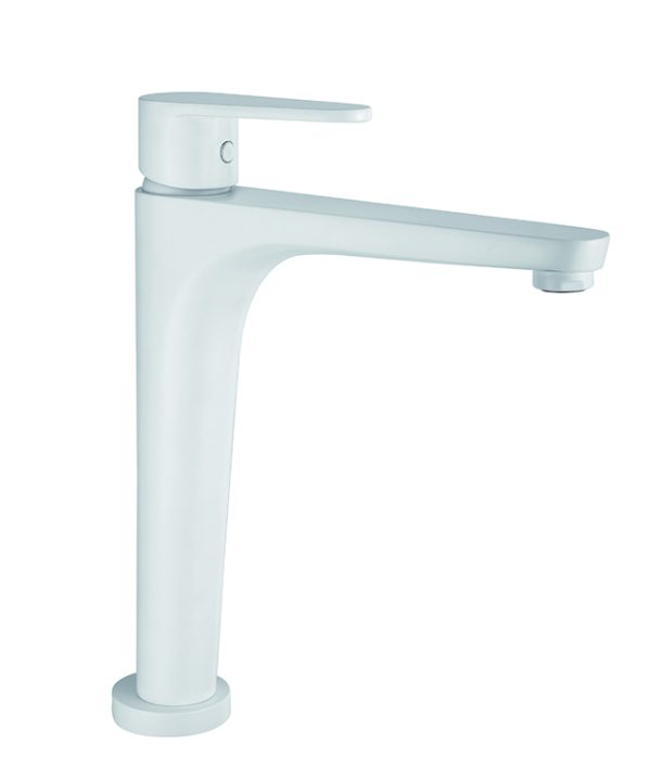 Fiore Kera Αναμεικτική Μπαταρία Νιπτήρος Με Βαλβίδα Κλικ Κλακ Ματ Λευκό 88BB5514-0