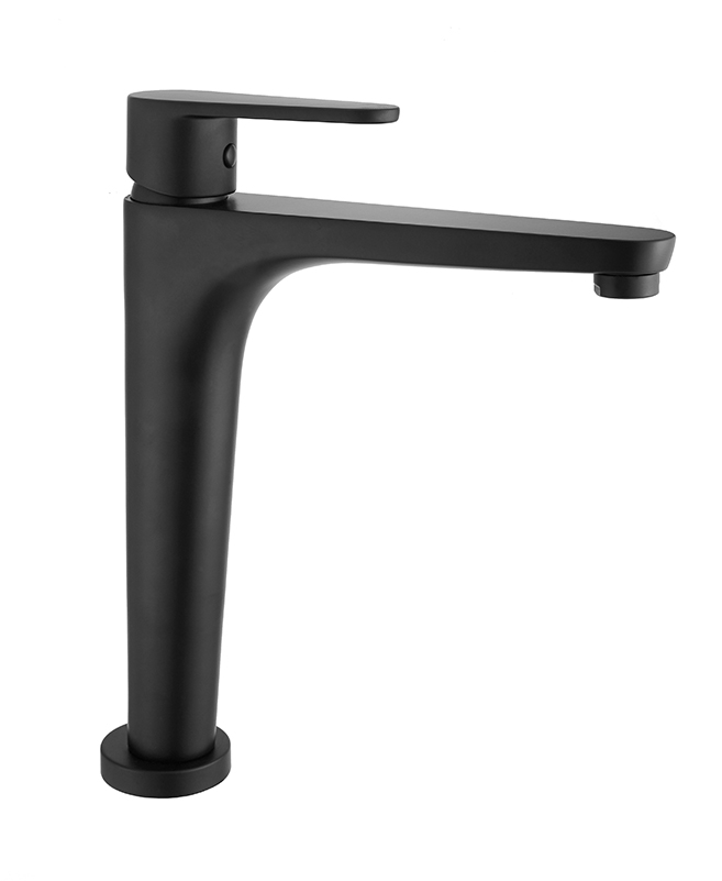 Fiore Kera Αναμεικτική Μπαταρία Νιπτήρος Με Βαλβίδα Κλικ Κλακ Μαύρη 88NN5514-0