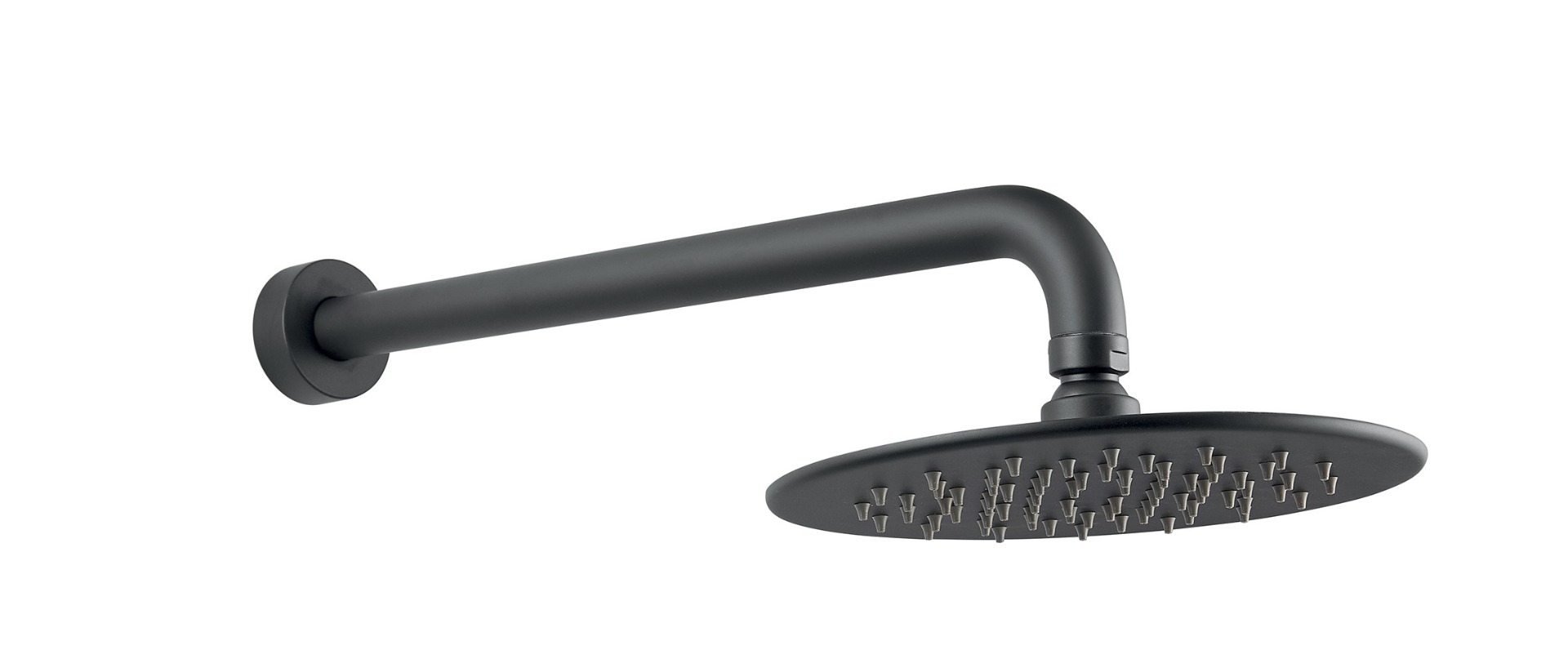 Fiore Kera Κεφαλή Ντουζ Ίνοξ Στρογγυλή Μαύρη 30NN8630-0