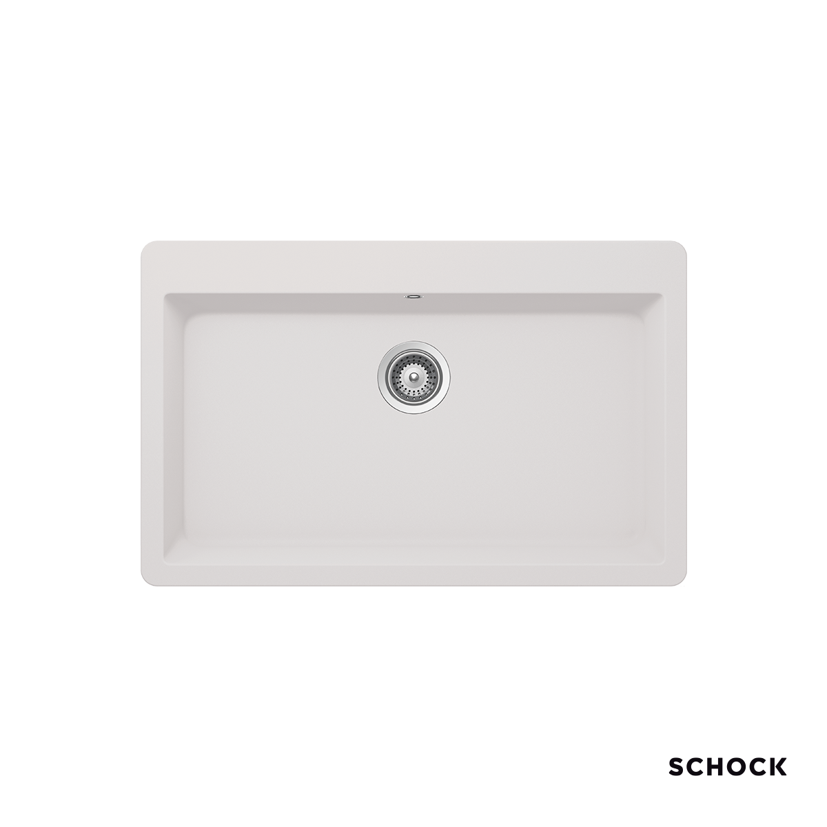 Νεροχύτης Κουζίνας Γρανίτη Mono 83,8x53 Schock Cristadur Polaris Granite-0