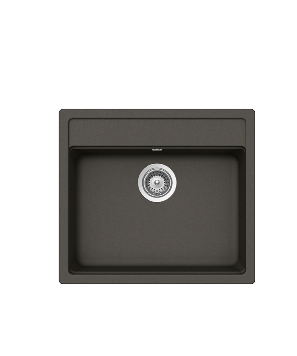 Schock Cristalite Manhattan Ένθετος Νεροχύτης από Συνθετικό Γρανίτη Μ57xΠ51cm Asphalt-0