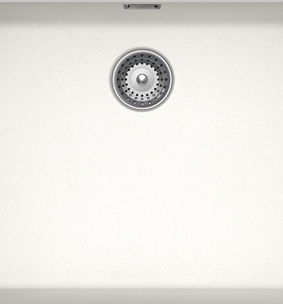 Schock Cristalite Manhattan Υποκαθήμενος Νεροχύτης από Συνθετικό Γρανίτη Μ55.6xΠ45.6cm Superwhite-0