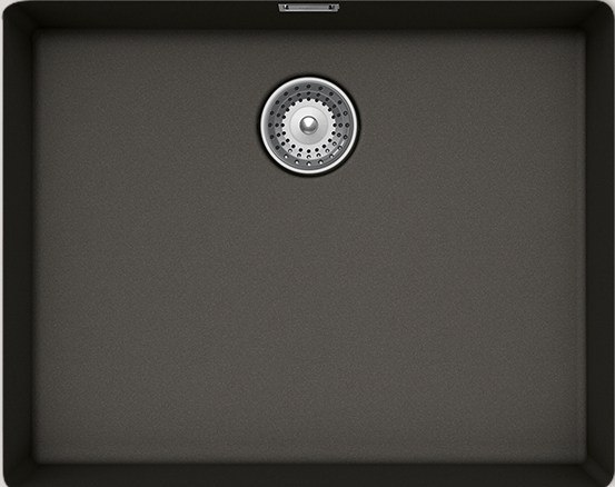 Schock Cristalite Manhattan Υποκαθήμενος Νεροχύτης από Συνθετικό Γρανίτη Μ55.6xΠ45.6cm Asphalt-0