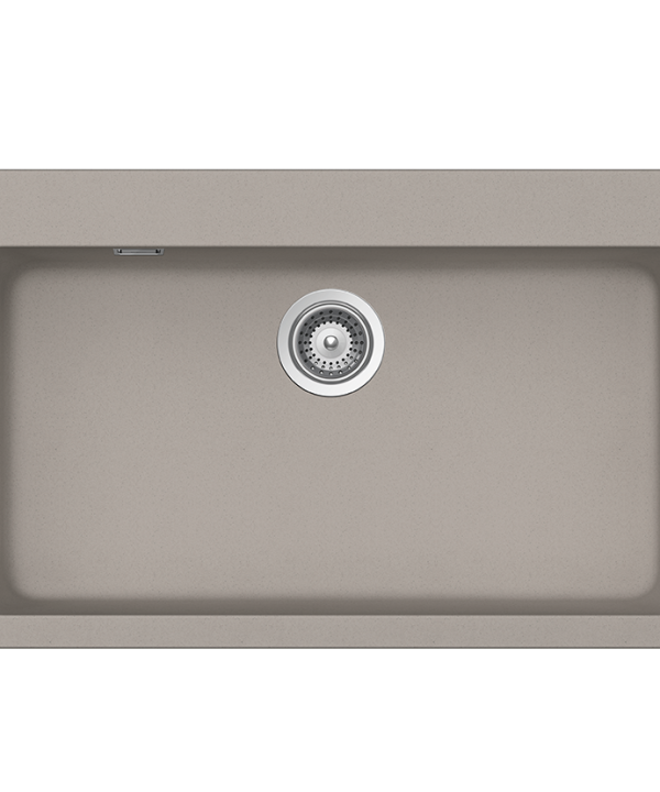 Schock Cristalite Manhattan Ένθετος Νεροχύτης Από Συνθετικό Γρανίτη Μ79xΠ50cm Concrete Beton-0