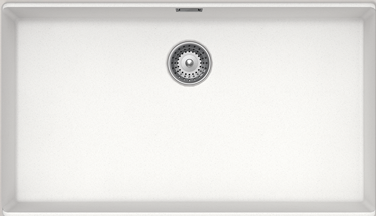 Schock Cristalite Manhattan Υποκαθήμενος Νεροχύτης από Συνθετικό Γρανίτη Μ75xΠ45.6cm Superwhite-0