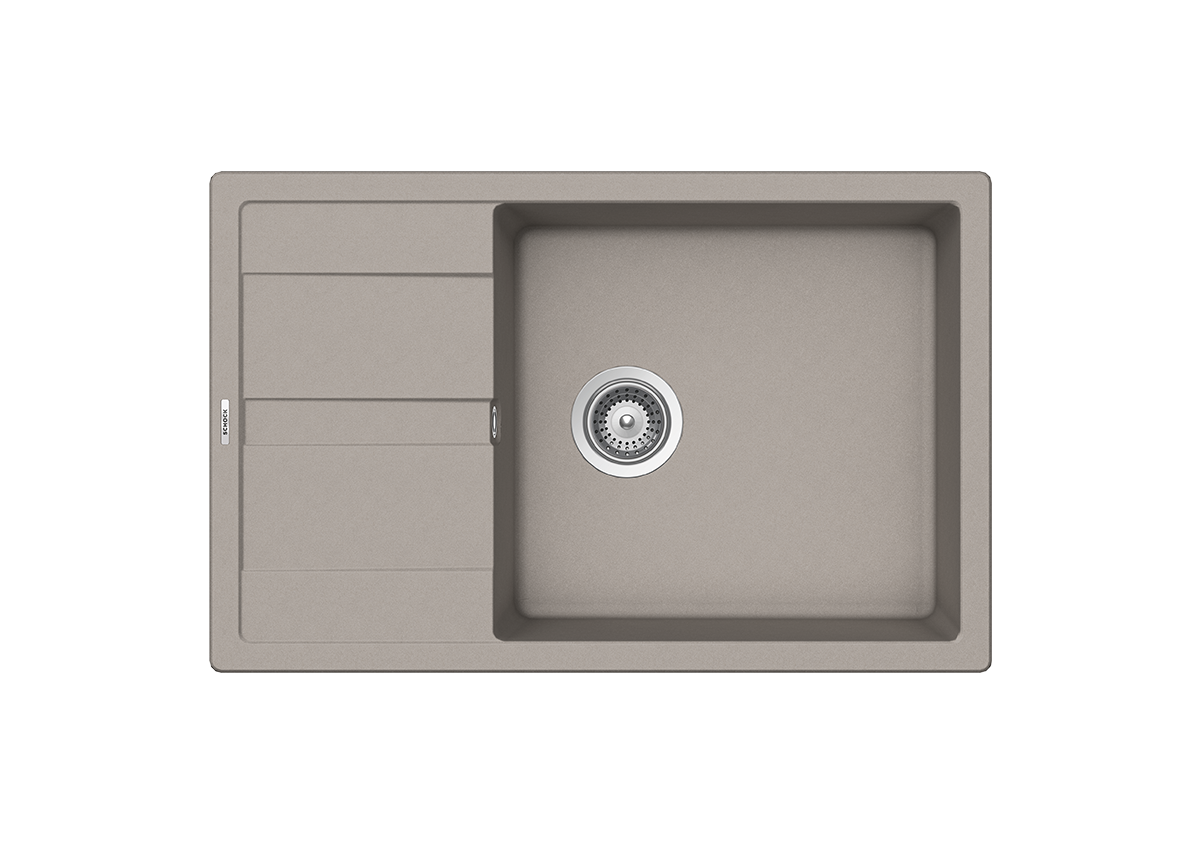 Schock Cristalite Manhattan Ένθετος Νεροχύτης από Συνθετικό Γρανίτη Μ78xΠ50cm Concrete Beton-0