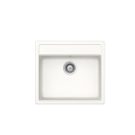 Schock Cristalite Manhattan Ένθετος Νεροχύτης Από Συνθετικό Γρανίτη Μ79xΠ50cm Superwhite-0