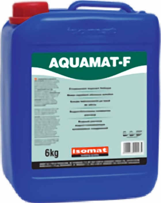 ISOMAT AQUAMAT-F Διαφανές Στεγανωτικό Πυριτικό Διάλυμα 6KG-0