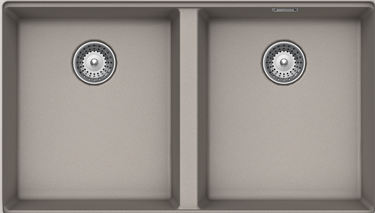 Schock Cristalite Manhattan Υποκαθήμενος Νεροχύτης από Συνθετικό Γρανίτη Μ75xΠ45.6cm Concrete Beton-0