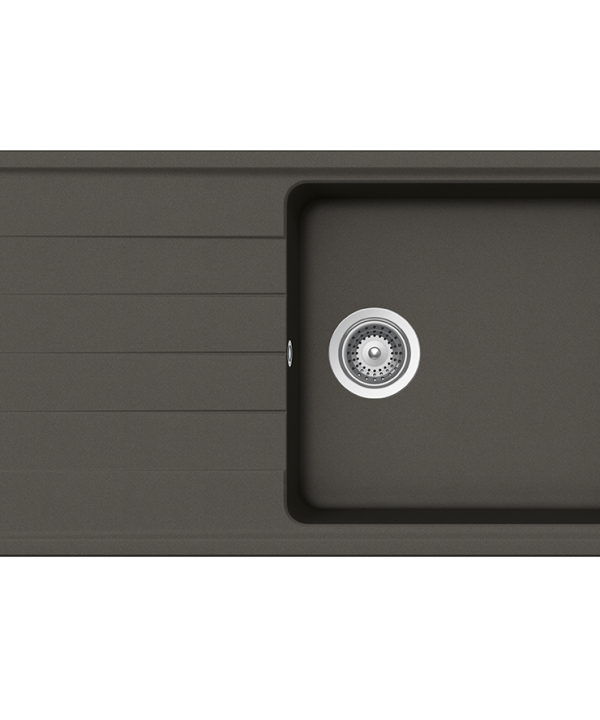 41Schock Cristalite Element Ένθετος Νεροχύτης από Συνθετικό Γρανίτη Μ100xΠ50cm Asphalt-0