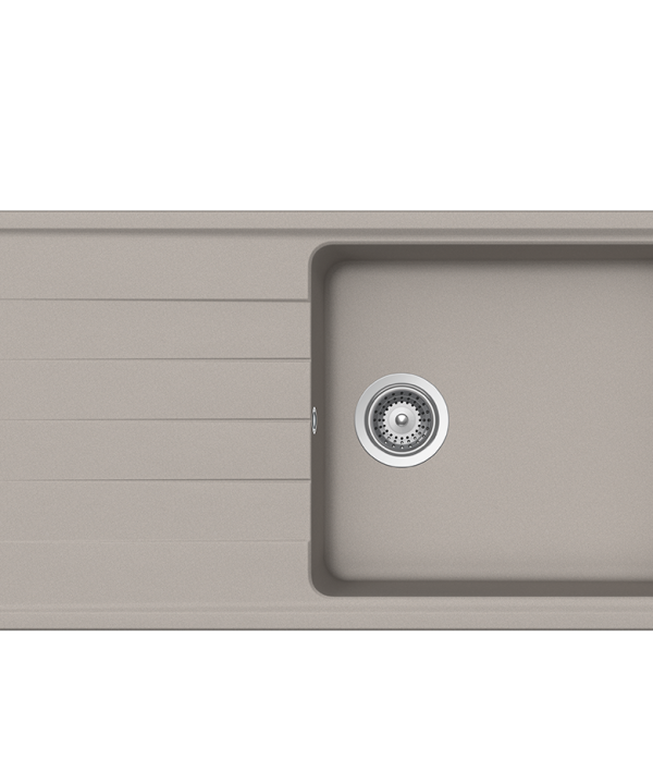 Schock Cristalite Element Ένθετος Νεροχύτης από Συνθετικό Γρανίτη Μ100xΠ50cm Concrete Beton-0