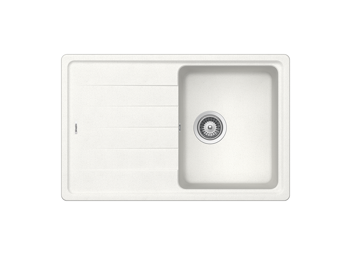 Schock Cristalite Element Ένθετος Νεροχύτης από Συνθετικό Γρανίτη Μ78xΠ50cm Superwhite-0