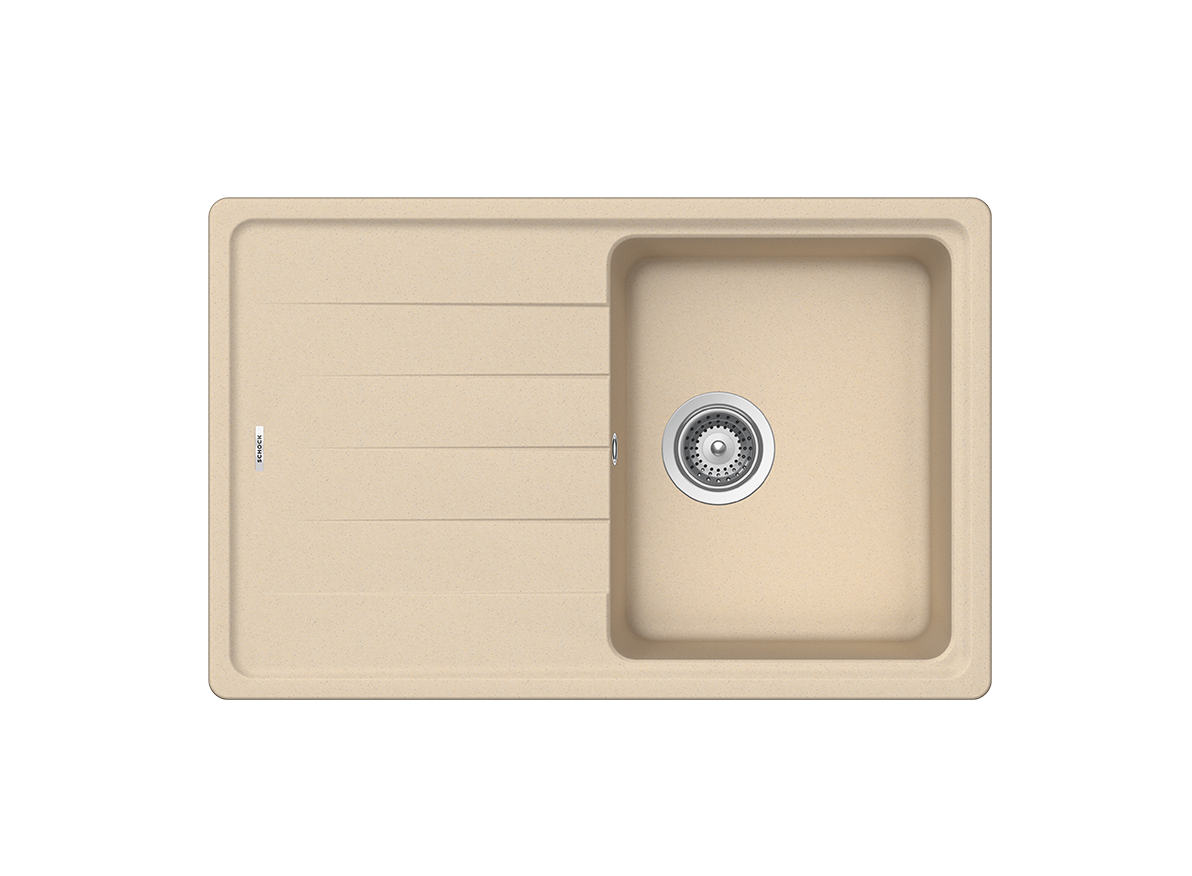 Schock Cristalite Element Ένθετος Νεροχύτης από Συνθετικό Γρανίτη Μ78xΠ50cm Moonstone-0