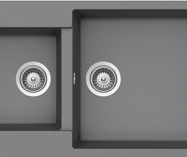 Schock Cristalite Element Ένθετος Νεροχύτης από Συνθετικό Γρανίτη Μ86xΠ50cm Croma-0