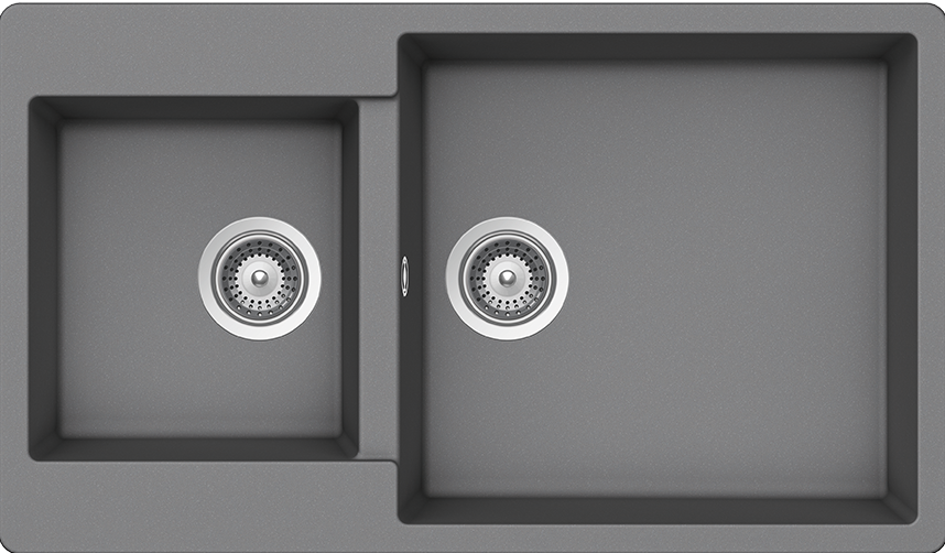 Schock Cristalite Element Ένθετος Νεροχύτης από Συνθετικό Γρανίτη Μ86xΠ50cm Croma-0