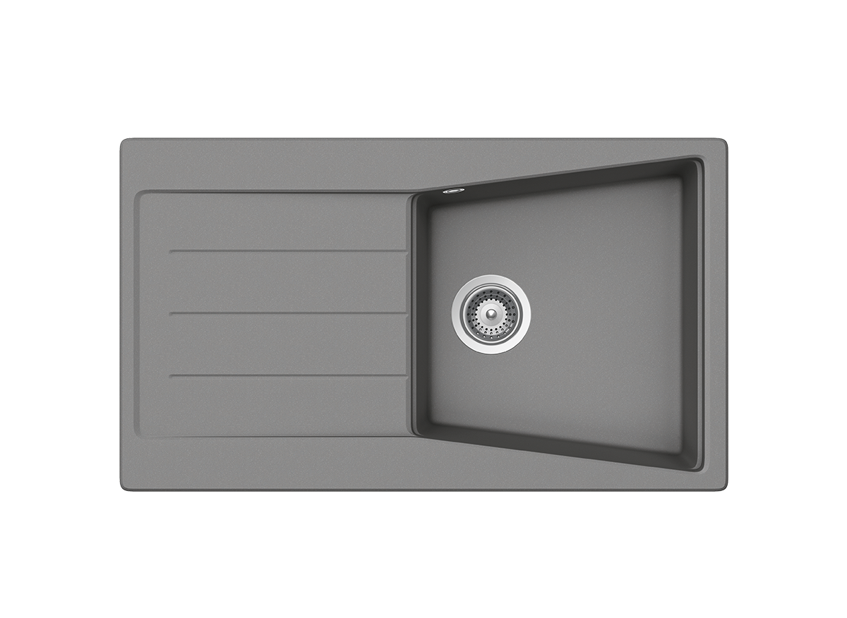 Schock Cristalite City Ένθετος Νεροχύτης από Συνθετικό Γρανίτη Μ86xΠ50cm Croma-0