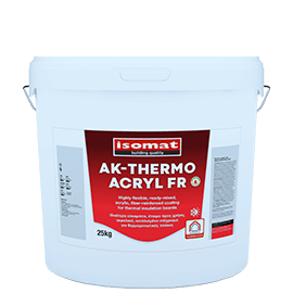 ISOMAT AK-THERMO ACRYL FR Ιδιαίτερα Εύκαμπτο, Οργανικό, Έτοιμο Προς Χρήση, Ινοπλισμένο Επίχρισμα Θερμομονωτικών Πλακών Λευκή 25KG-0