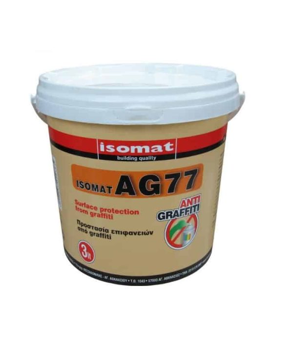 ISOMAT Anti-Graffiti AG 77 Επαλειφόμενο Γαλάκτωμα Για Την Προστασία Επιφανειών Από Graffiti 1LT-0