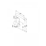 Apell Rame PVD Μπαταρία Κουζίνασς Με Περιστρεφόμενο Ρουξούνι AP6030-222-32371