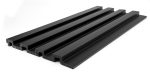 New Plan PS Panel ΜΕ 3D Πηχάκια 10 Residence 21/122 mm Black-32859