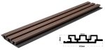 New Plan WPC Panel 2ης Γενιάς Με 3D Πηχάκια 25Χ147,5Χ2900mm 25/147.5mm Coffee 5530-32967