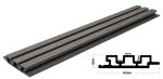 New Plan WPC Panel 2ης Γενιάς Με 3D Πηχάκια 25Χ147,5Χ2900mm 25/147.5mm Dark Grey 5570-32977