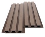 New Plan WPC Panel Με 3D Πηχάκια 25Χ176,5Χ2900 mm 25/176.5mm D.Brown 8530-0
