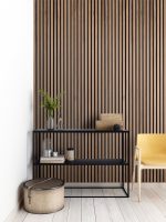 New Plan WPC Panel Με 3D Πηχάκια 25Χ176,5Χ2900 mm 25/176.5mm D.Brown 8530-33025