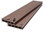NewPlan Deck-WPC Δαπέδου Νέας Γενιάς 25/146mm Light Brown 8040 Διαστάσεις Σανίδας 25X146X3600mm -33138