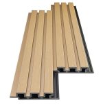 New Plan WPC Panel 2ης Γενιάς Με 3D Πηχάκια 25Χ147,5Χ2900mm 25/147.5mm Light Oak 5550-0