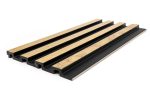 New Plan PS Panel ΜΕ 3D Πηχάκια F4 Residence 21/122 mm Natural Oak/Black -32905