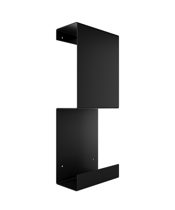 Verdi Strantza Ράφι Κλειστό Διπλό Μαύρο W230 x D103 x H503 mm-0