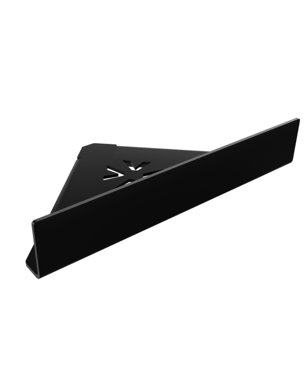 Verdi Strantza Σπογγοθήκη Γωνιακή Πρόσοψης Μαύρη W283 xD217 H72 mm-0