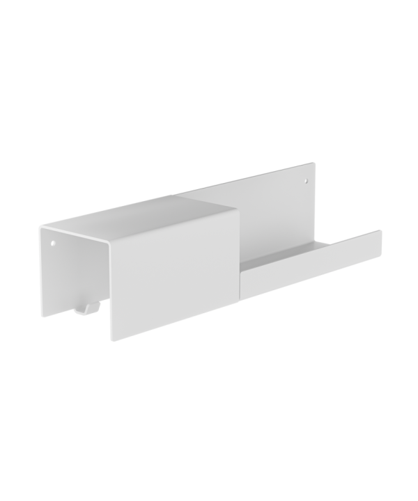 Verdi Strantza Άγκιστρο Διπλό Με Ράφι Λευκό W400 x D93 X H93mm-0