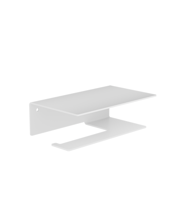 Verdi Strantza Χαρτοθήκη Λευκό W180 x D110 x H60 mm-0