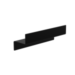 Verdi Strantza Ράφι Μεσαίας Πρόσοψης Μαύρο W300 x D93 x H100 mm-0