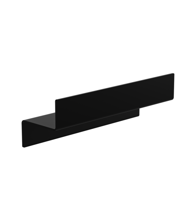 Verdi Strantza Ράφι Μεσαίας Πρόσοψης Μαύρο W300 x D93 x H100 mm-0