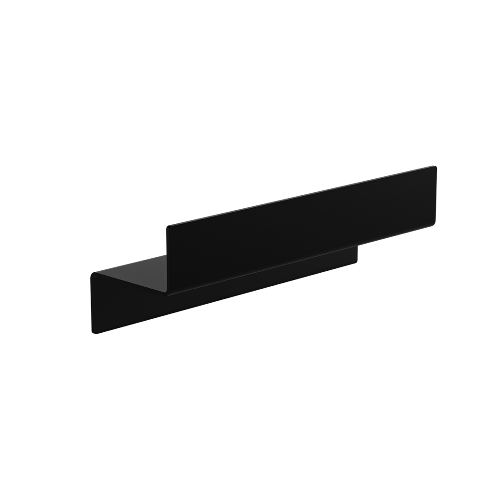 Verdi Strantza Ράφι Μεσαίας Πρόσοψης Μαύρο W300 x D93 x H100 mm-0